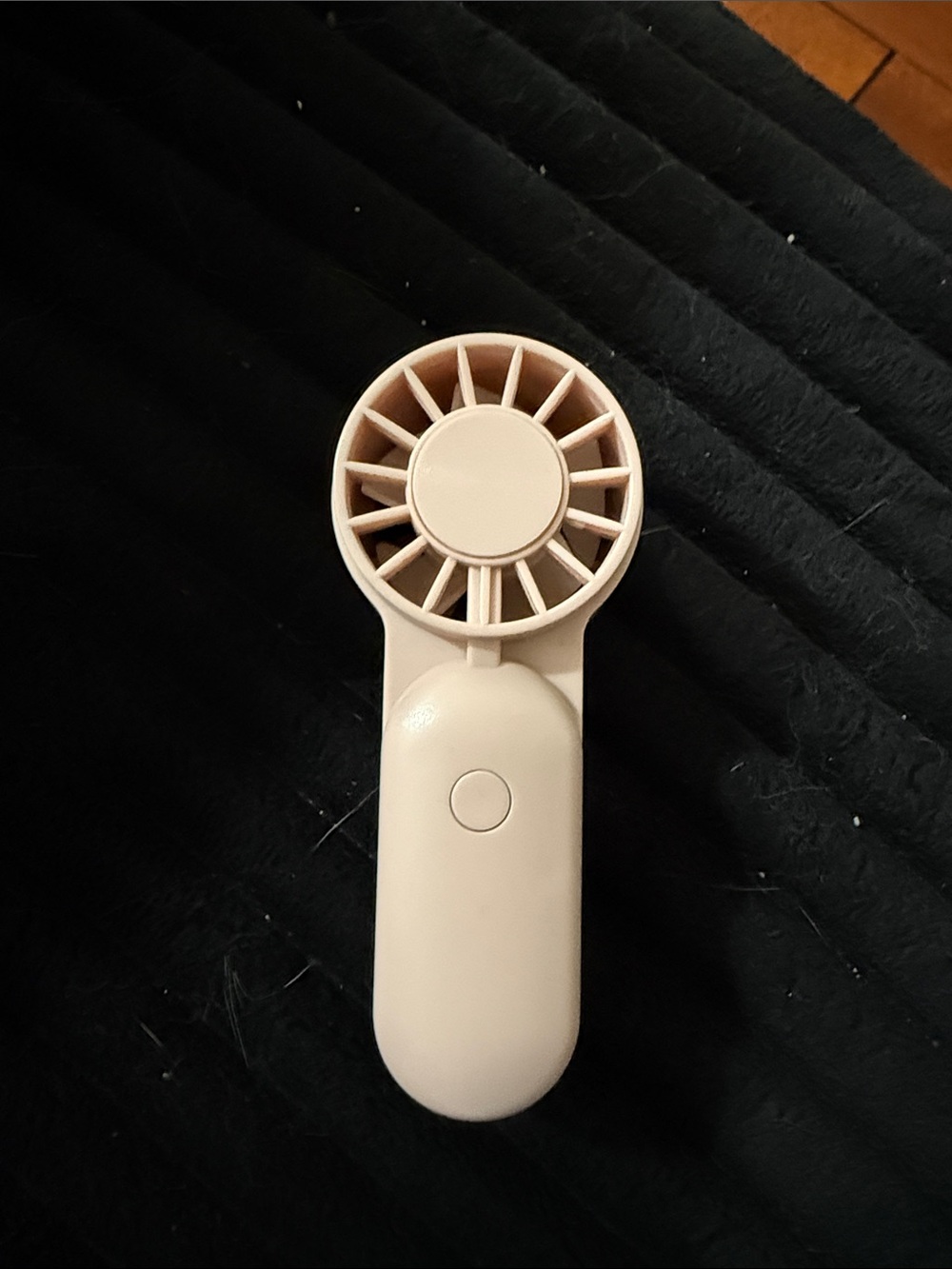 Daiso Beige Portable Handheld Mini Fan